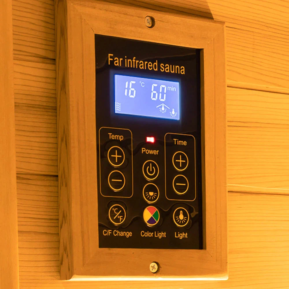 Wizzisauna SR02 2 Person Red Cedar Far Infrared Sauna **Pre-Order**