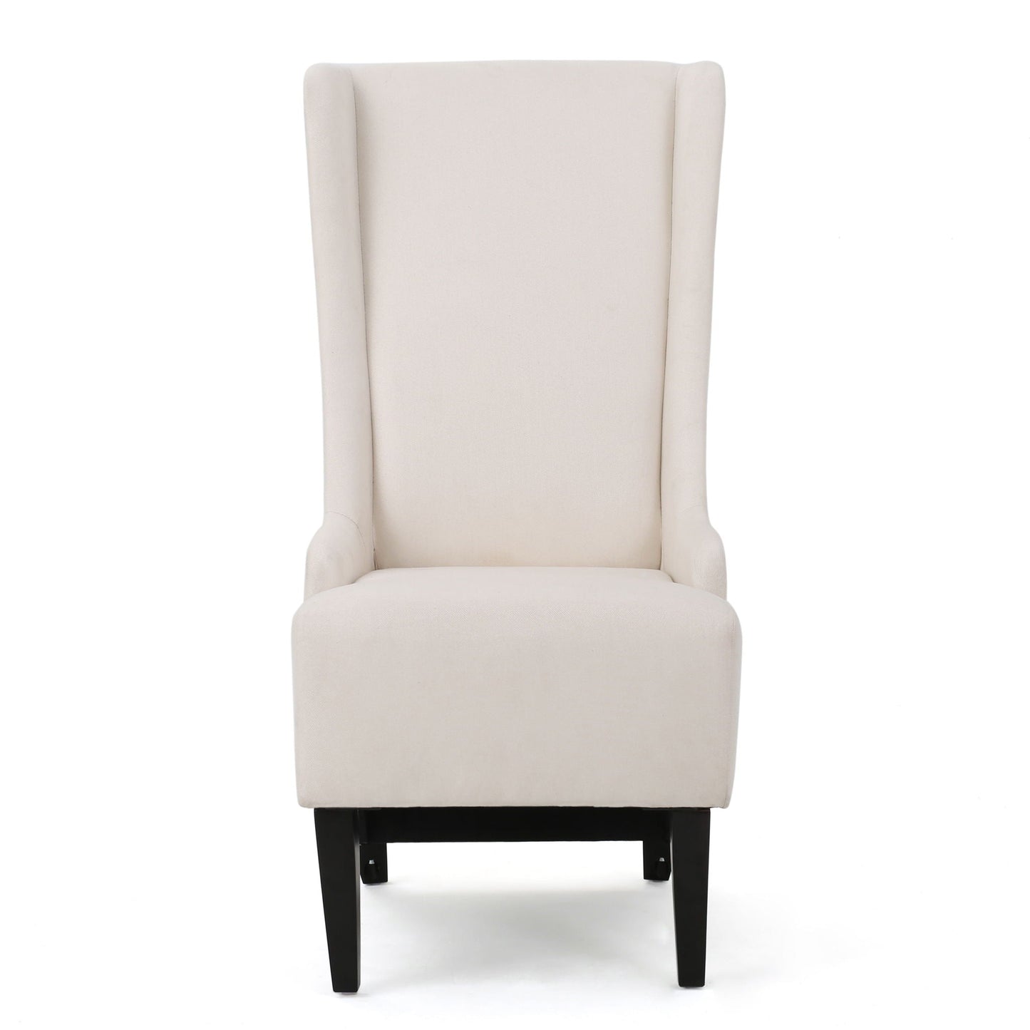 Alight Upholstered Dining Chair With High Back And Birch Wood Legs (Set of 2)
