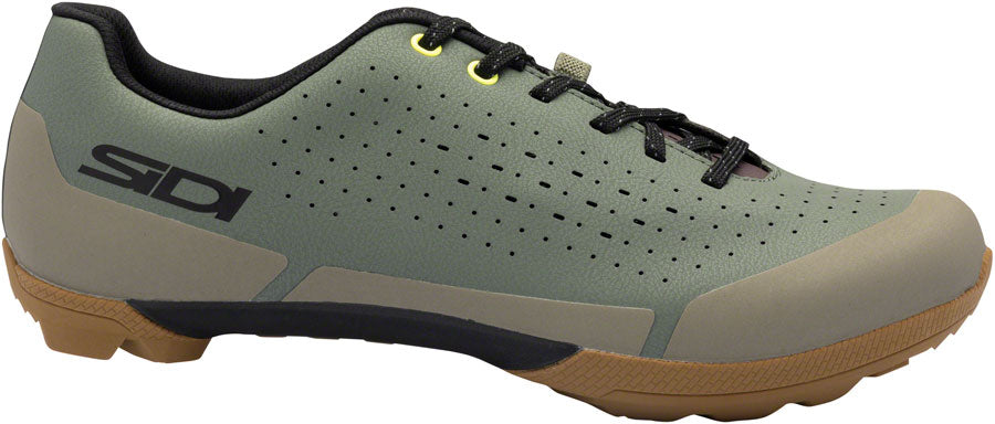 SIDI Asper Laces Gravel Shoes - Men's Military 48 Millennium Fit