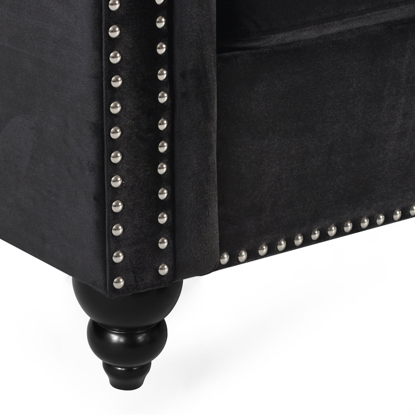 Chesterfield Style 3 Seater Sofa With Deep Button Tufting