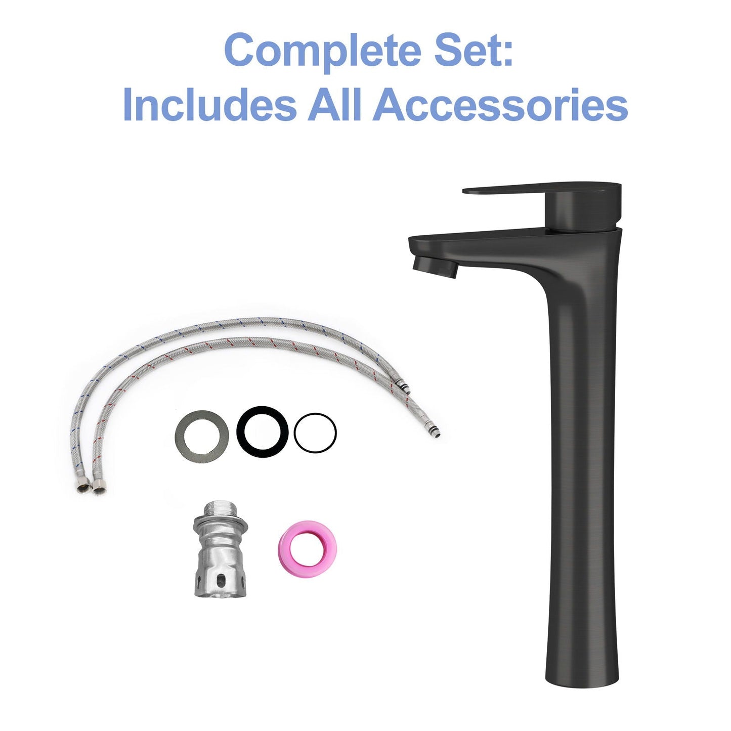 Single Handle Vessel Sink Faucet