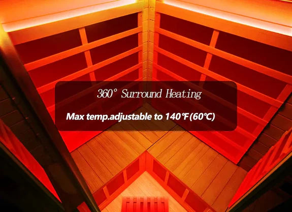 Wizzisauna SR07 2 Person Far Infrared Sauna Red Cedar *Pre-Order*