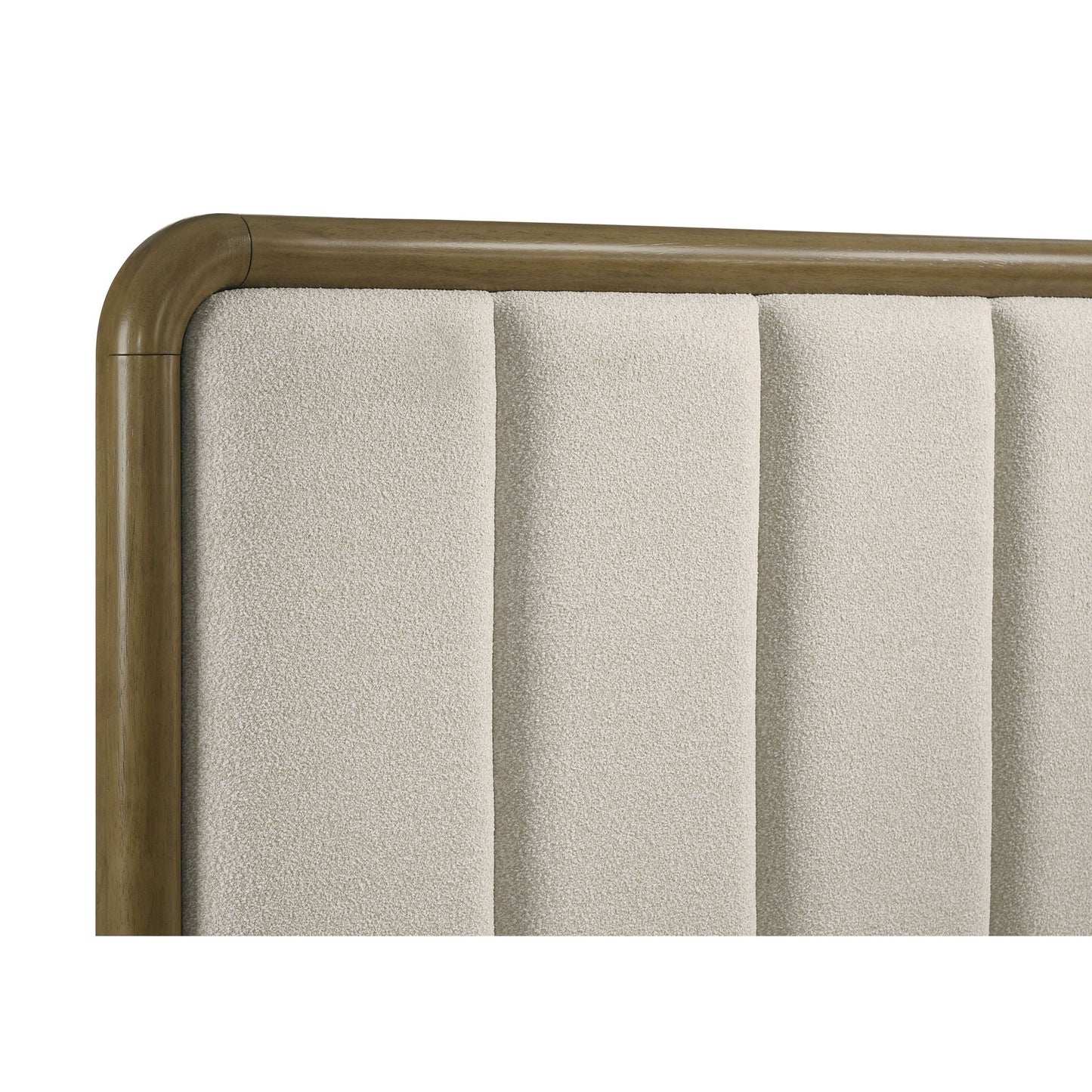 Bernardo - Eastern King Upholstered Bed - Nutmeg Brown