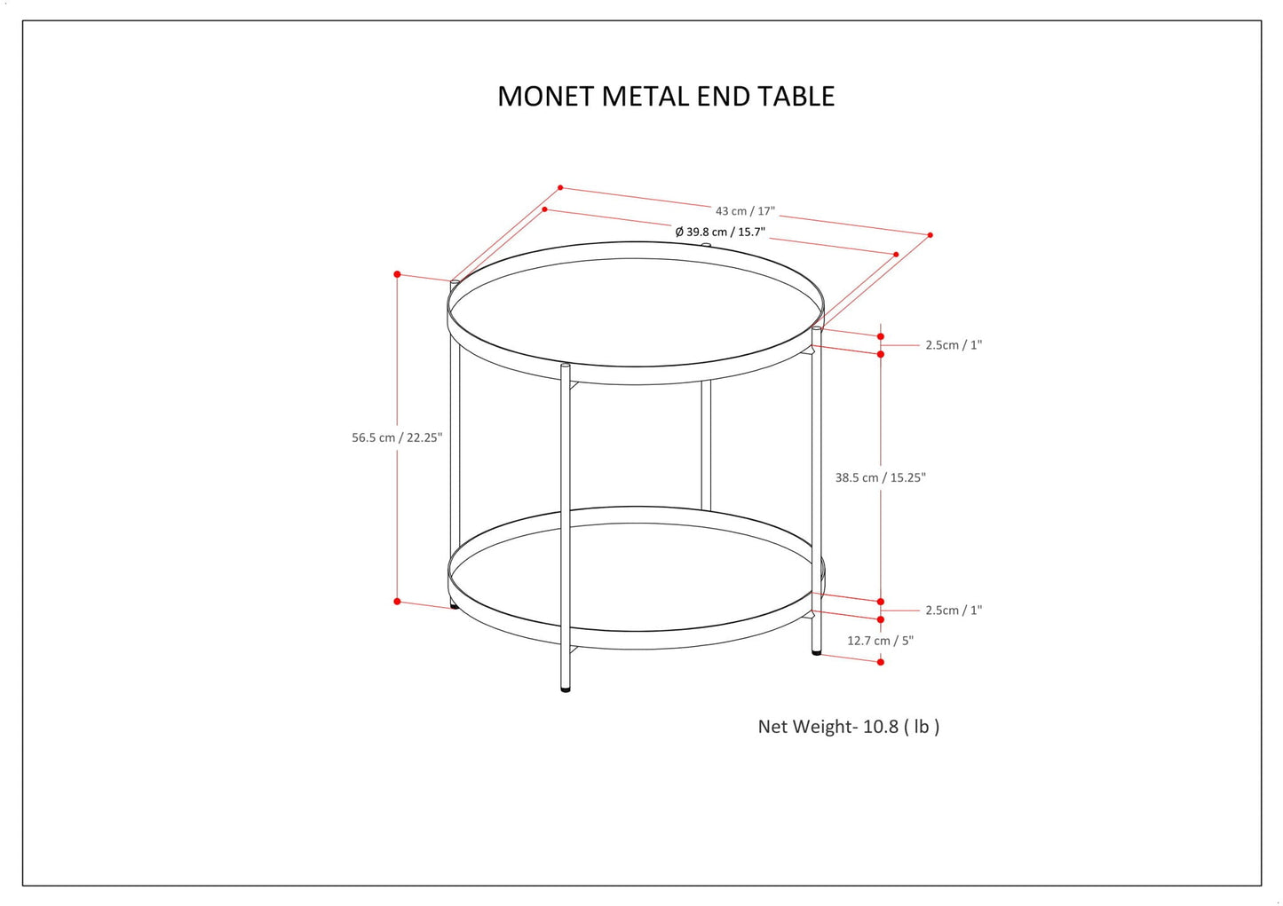 Monet - Handcrafted Table