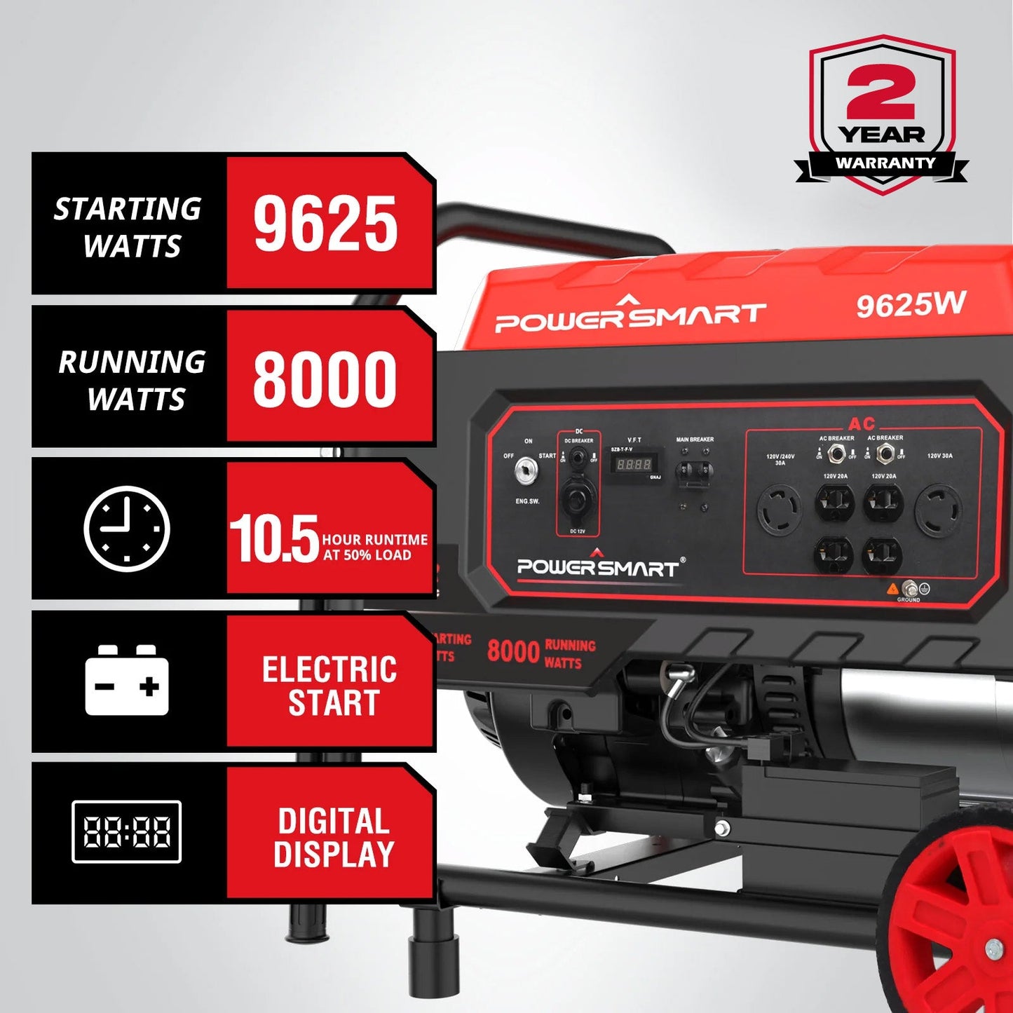 9625W Gas Generator DB5080