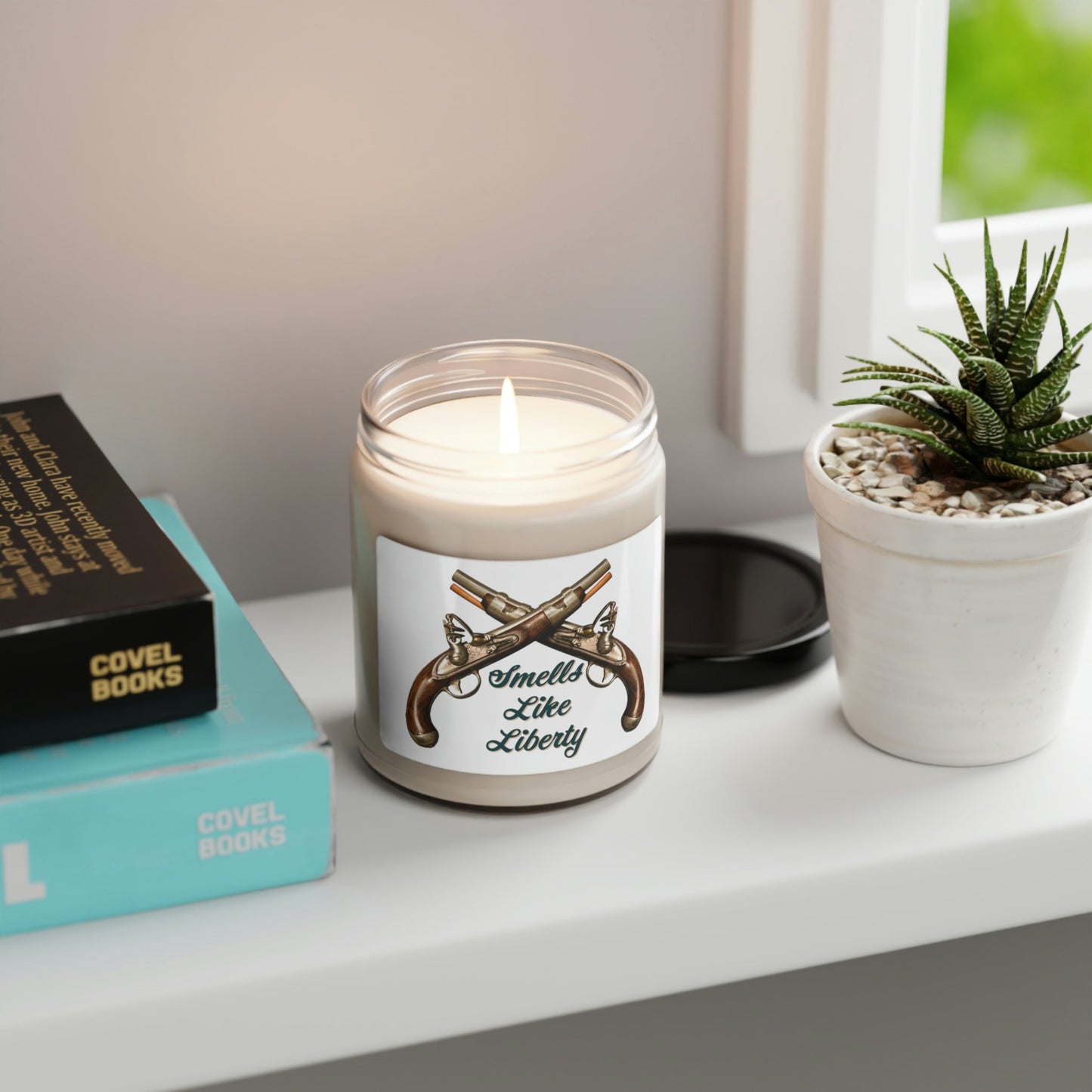 Smells Like Liberty Flintlock Scented Soy Candle, 9oz - 4LibertyShop.com