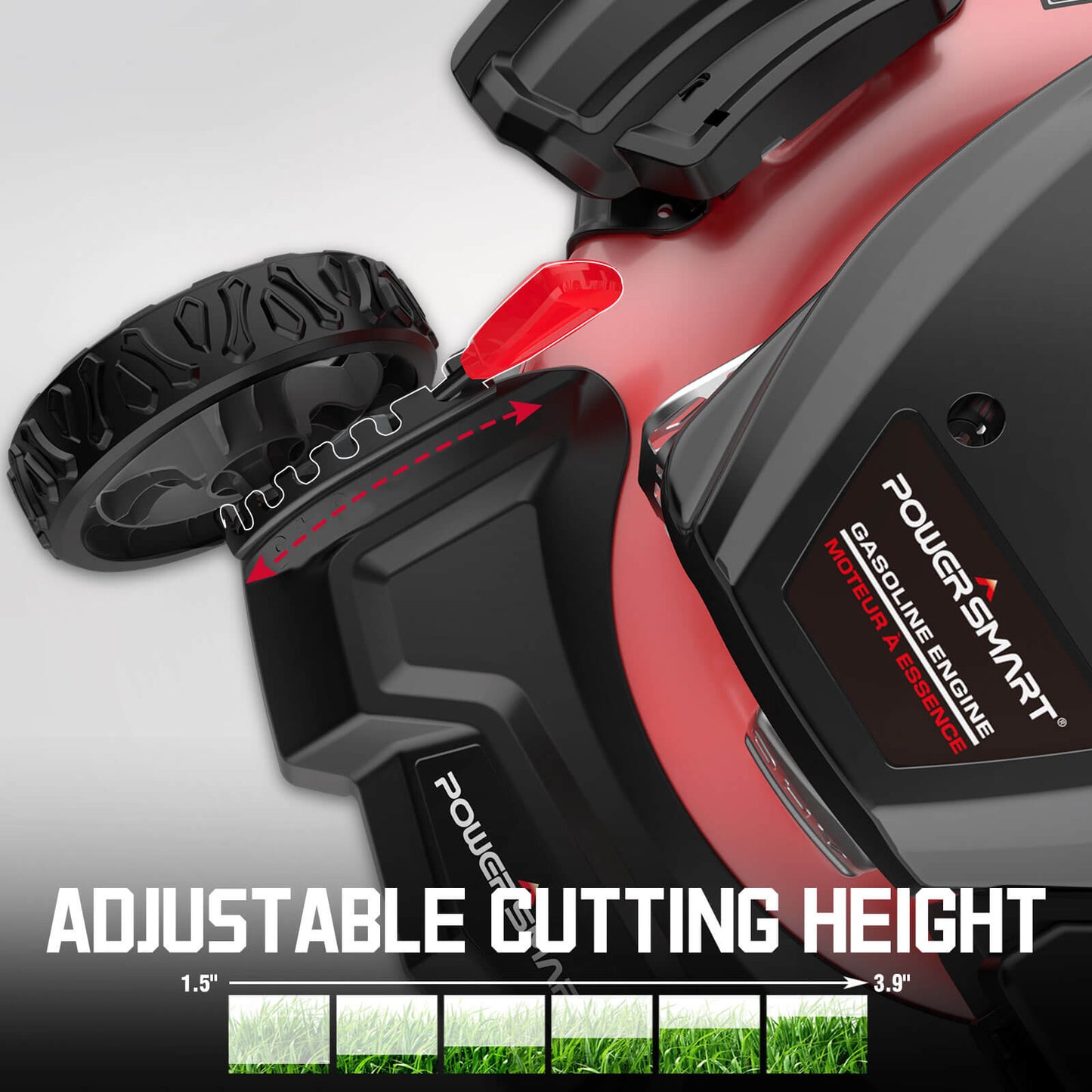 21" 144cc Gas Push 3-in-1 Lawn Mower  DB8621P-W
