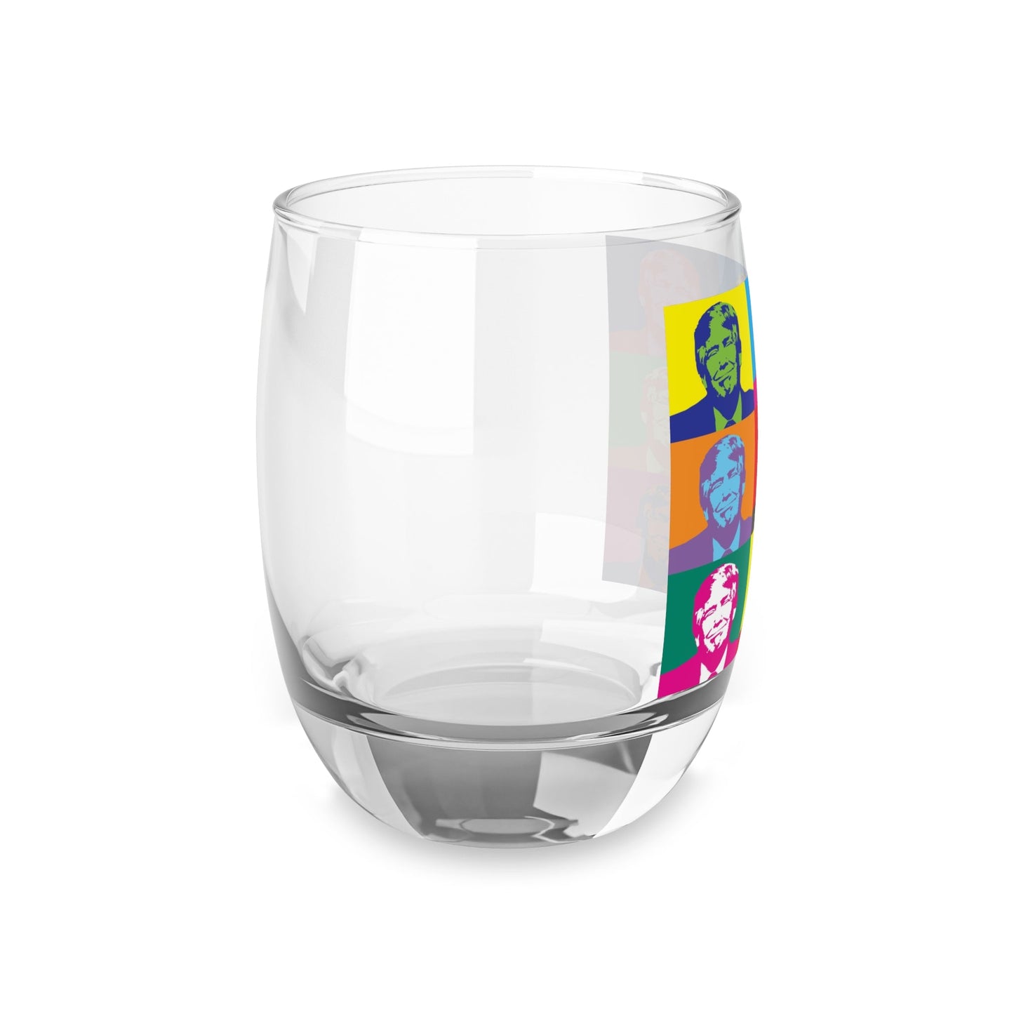 Donald Trump Triumphant Pop Art Whiskey Glass - 4LibertyShop.com