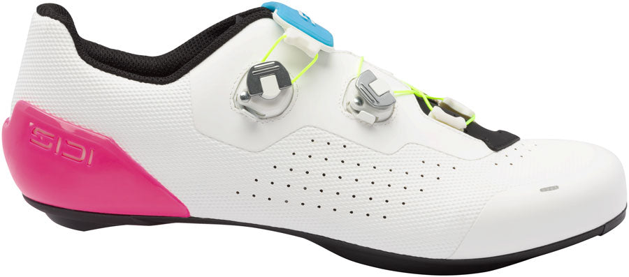 SIDI Genius X WYVE Road Shoes - Men's White Fluo 40