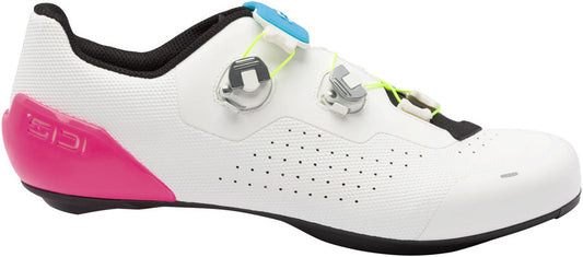 SIDI Genius X WYVE Road Shoes - Men's White Fluo 41.5