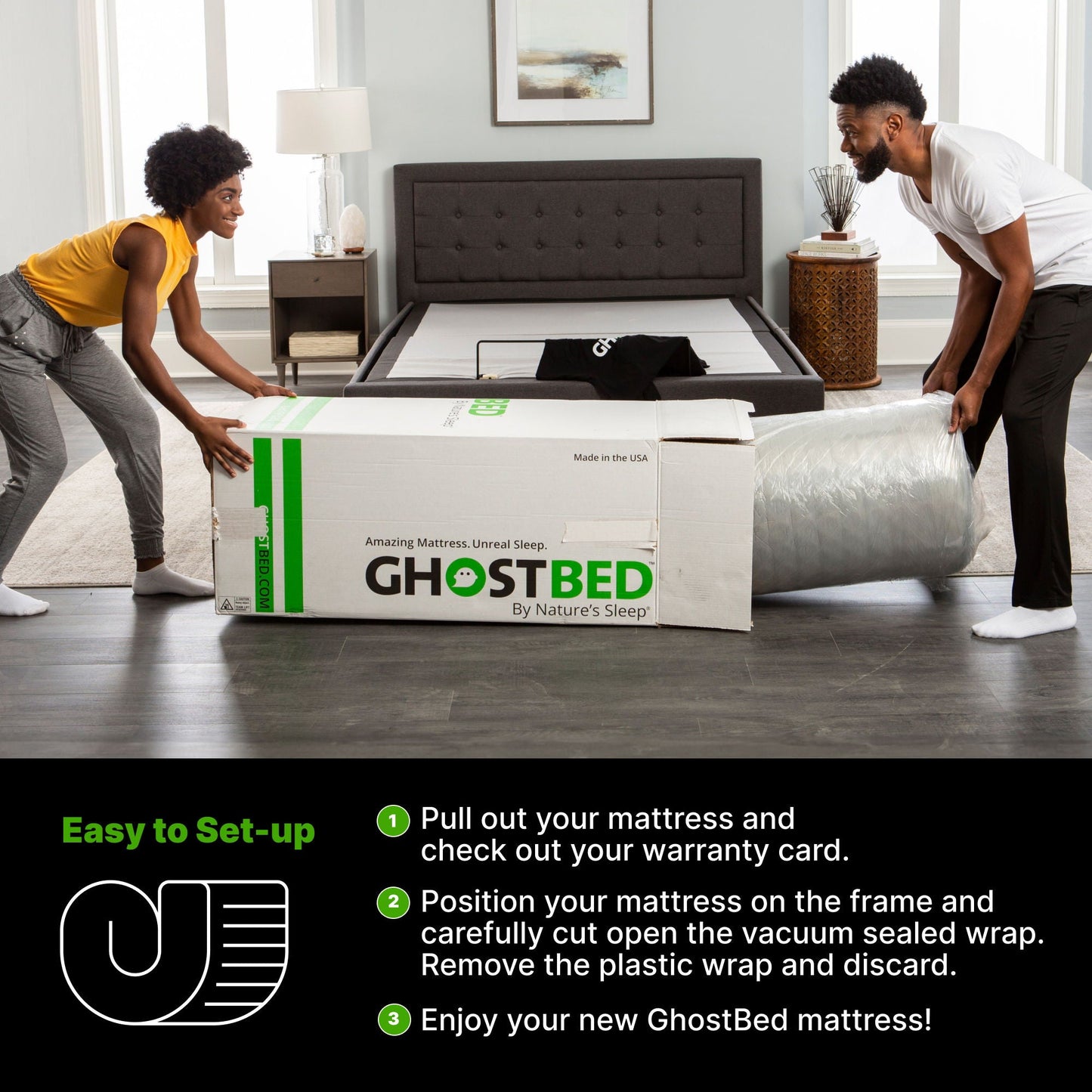 3D Matrix - 12" Hybrid Mattress, Medium Plush Feel
