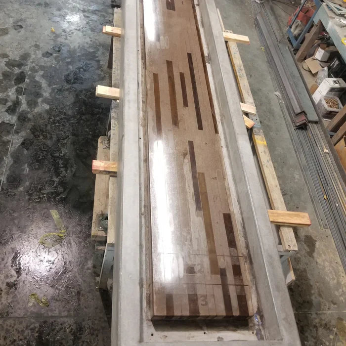 Stone Age Concrete Outdoor Shuffleboard Table