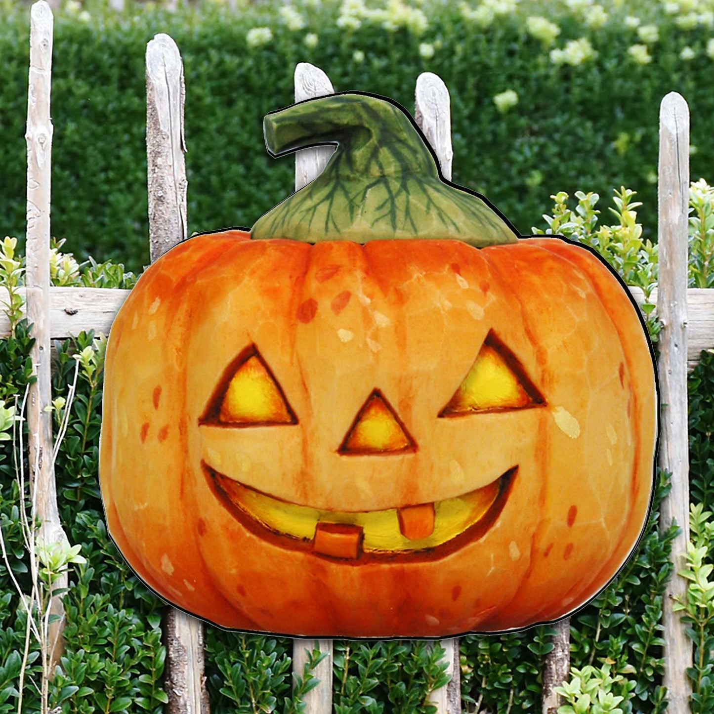 Pumpkin Halloween Door Decor by G. DeBrekht - Thanksgiving Halloween Decor - 8158414H