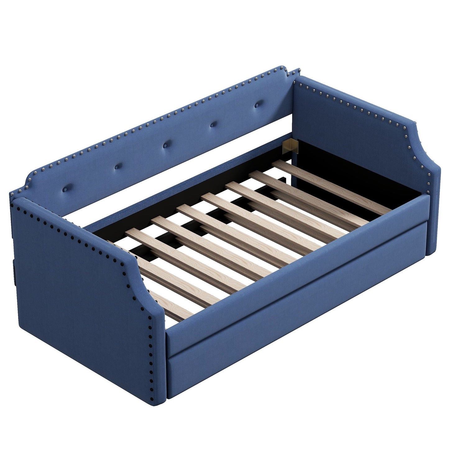 Upholstered Daybed With Trundle