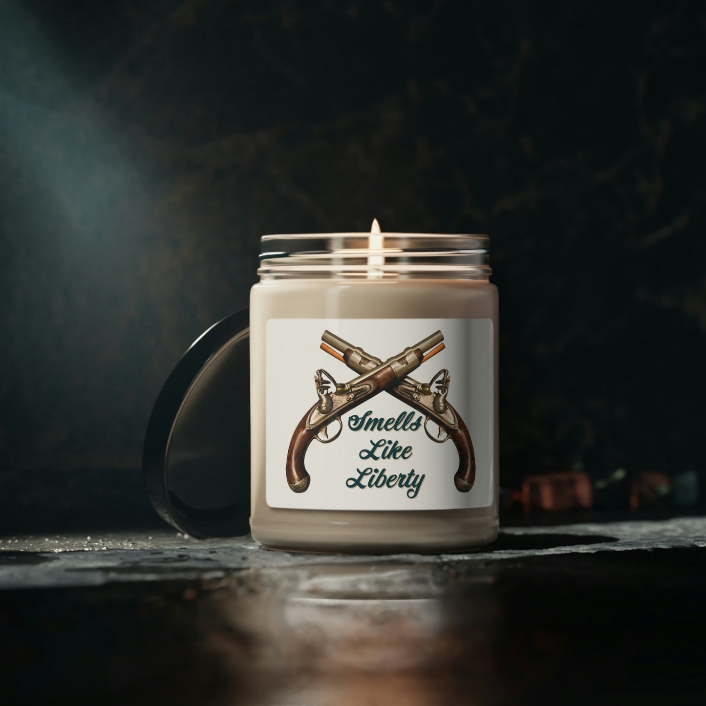 Smells Like Liberty Flintlock Scented Soy Candle, 9oz - 4LibertyShop.com