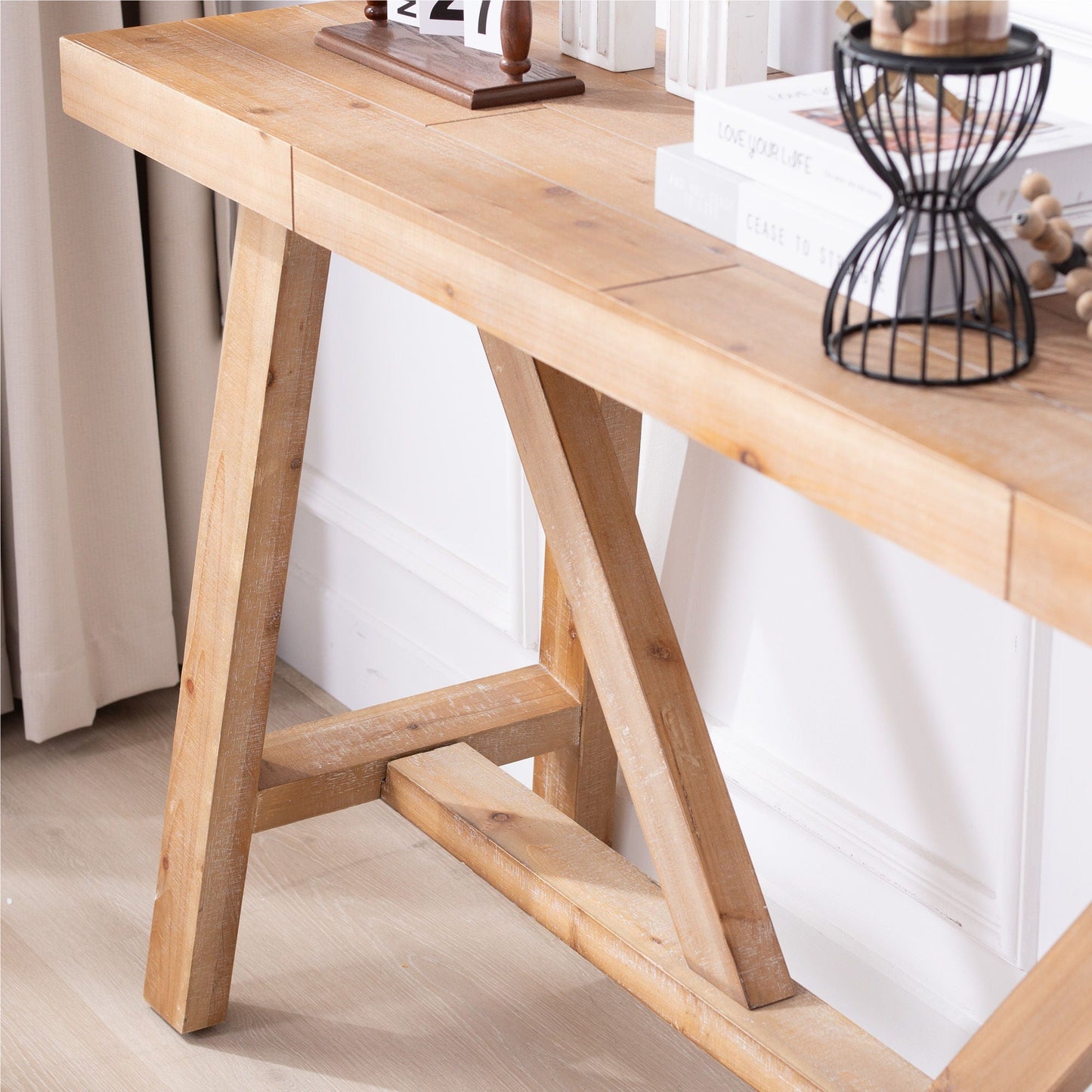 A-Frame Console Table - Natural