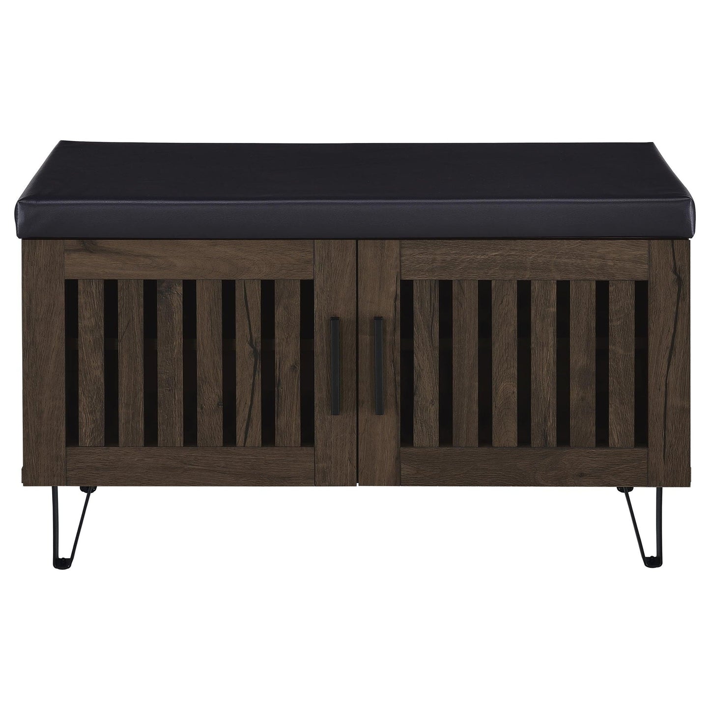 Clackamas - 2 Door Storage Bench With Padded Seat