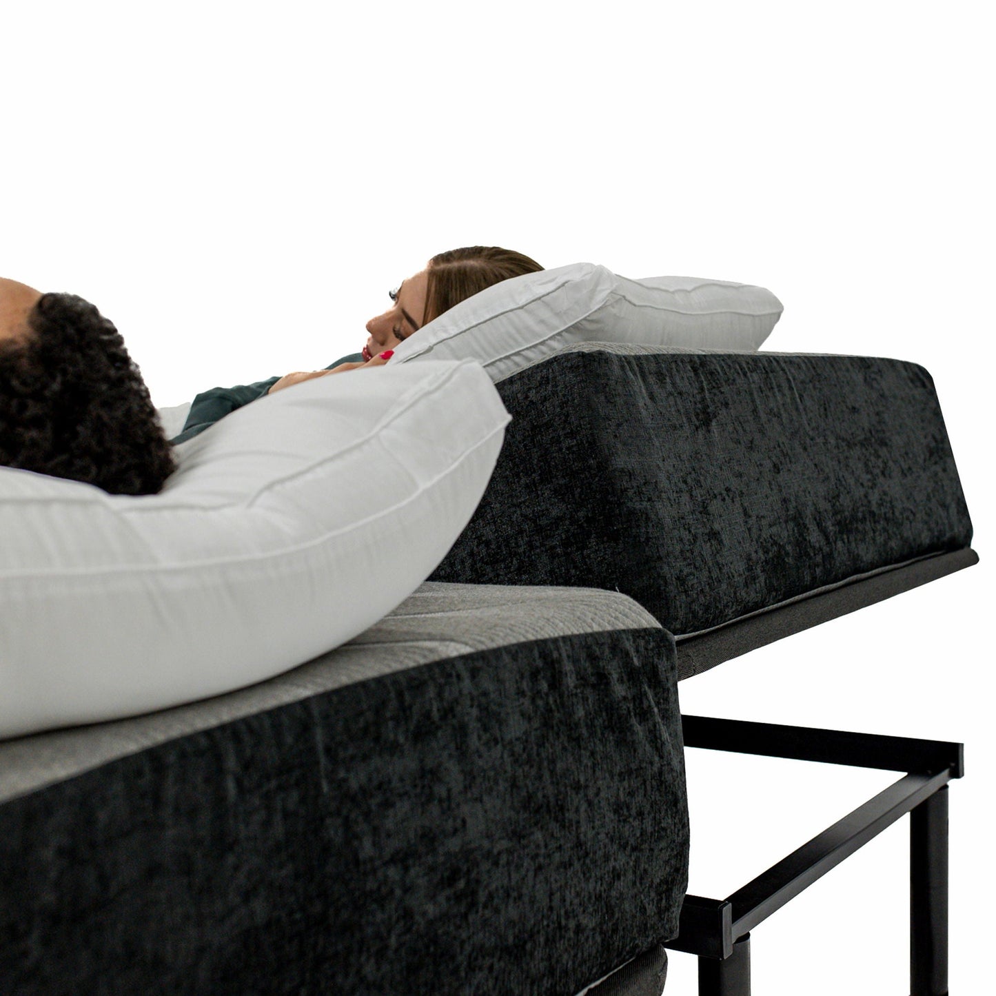 Quick Assembly Adjustable Bed Frame With Voice Activated Controls