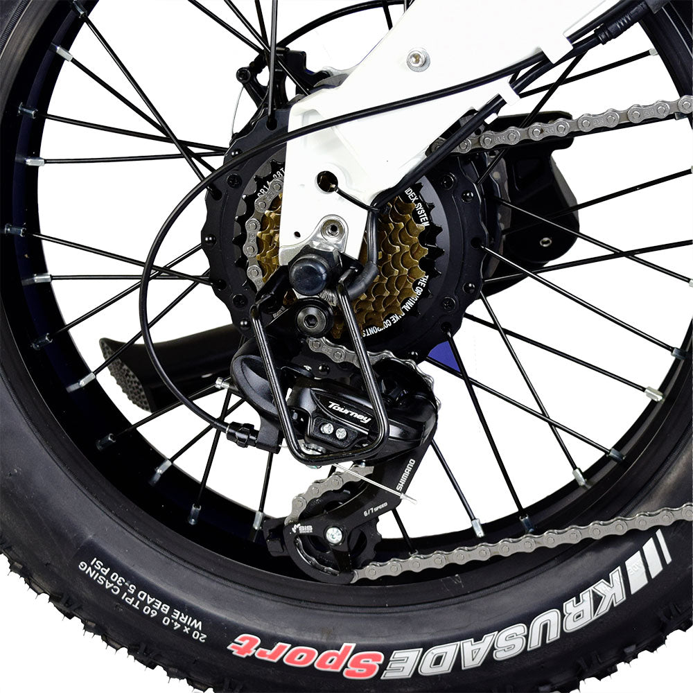 Defiant Fat Tire Folding Electric Bike by Jupiter Bike