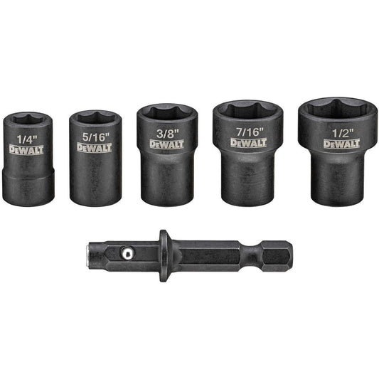 DeWalt DWADND-5 Nut Driver Set Detachable 5-Piece