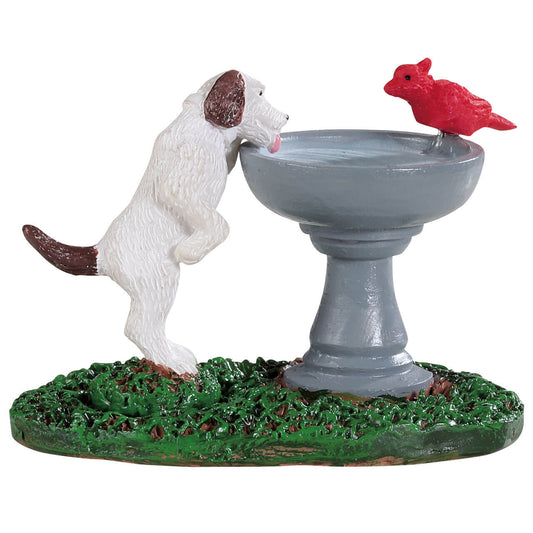 Dog at the Water Fountain