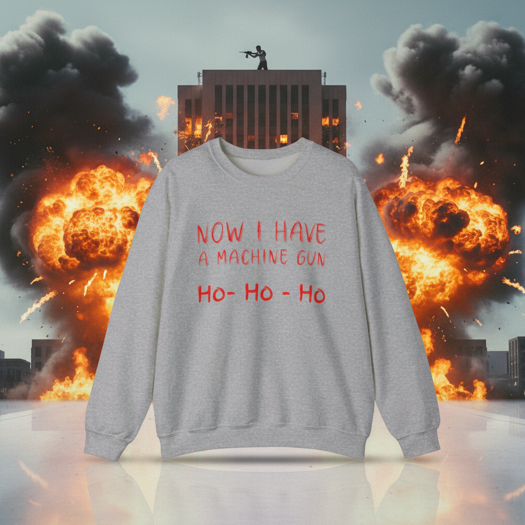 Now I Have a Machine Gun Sweatshirt