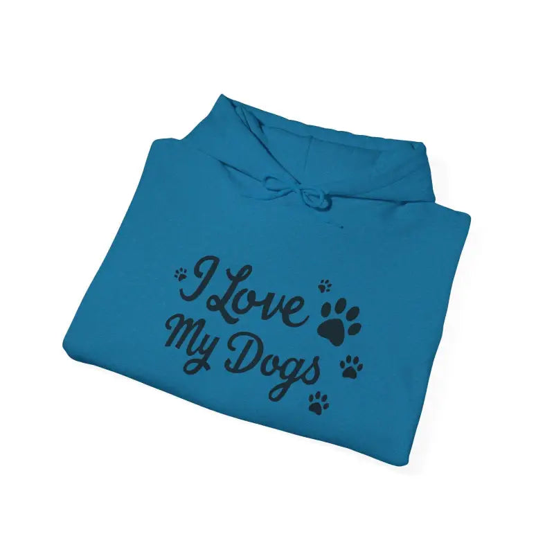 Ocean State Styles Hoodie I Love My Dogs Design Unisex
