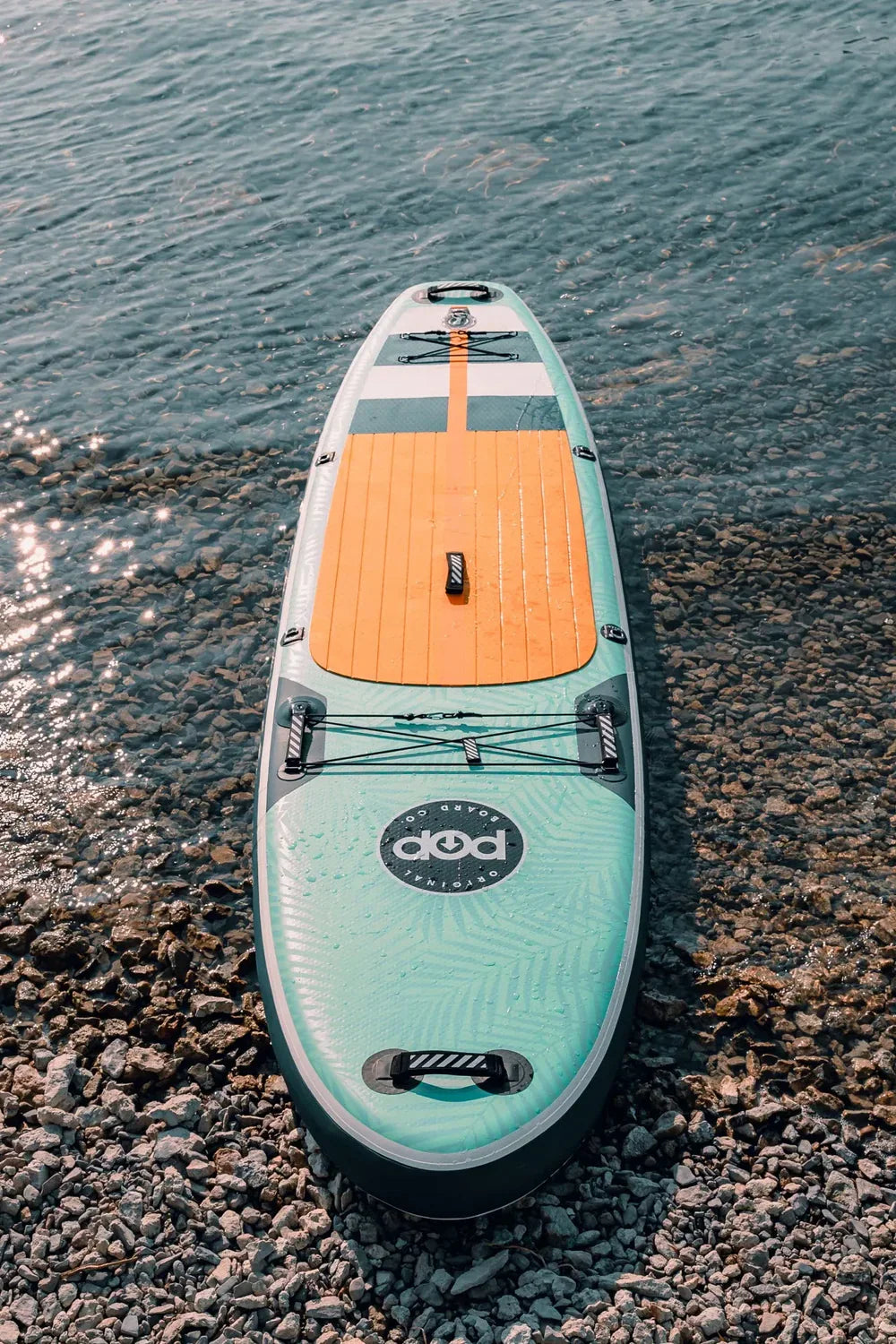 Pop Board Co 11'0" Yacht Hopper Inflatable Touring Paddleboard SUP - Mint