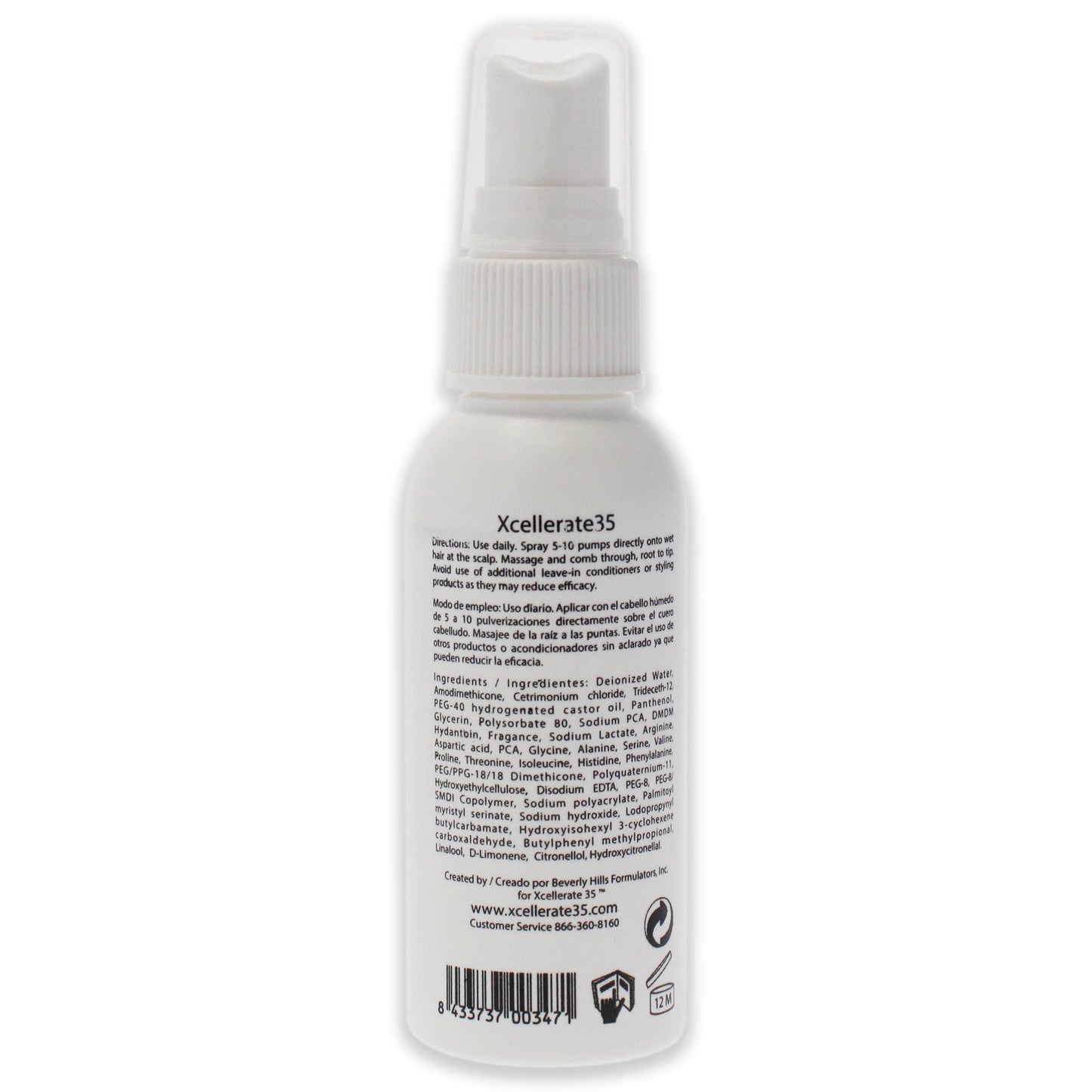 Xcellerate 35 Leave-In Hair Treatment - USA