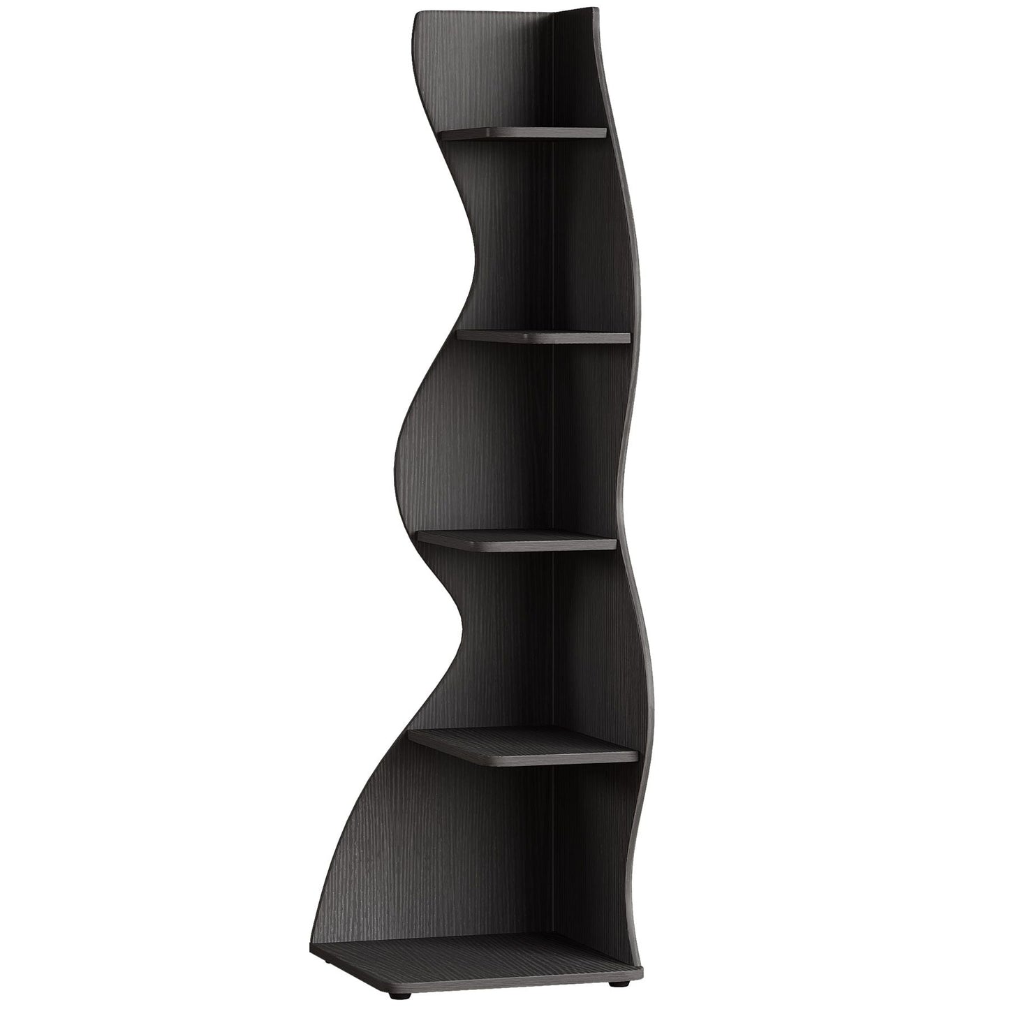 Modern Wall Corner Bookshelf Bookcase