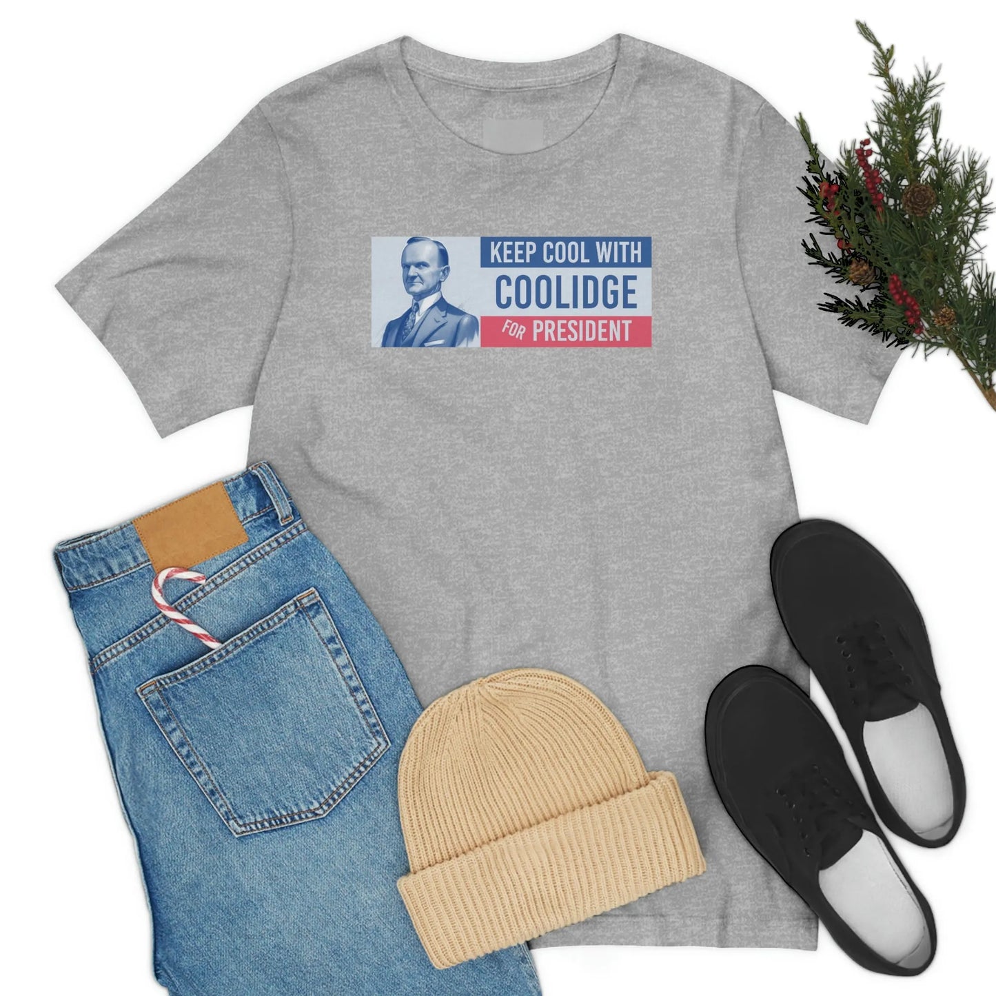 Keep Cool With Coolidge For President Calvin Coolidge T-Shirt