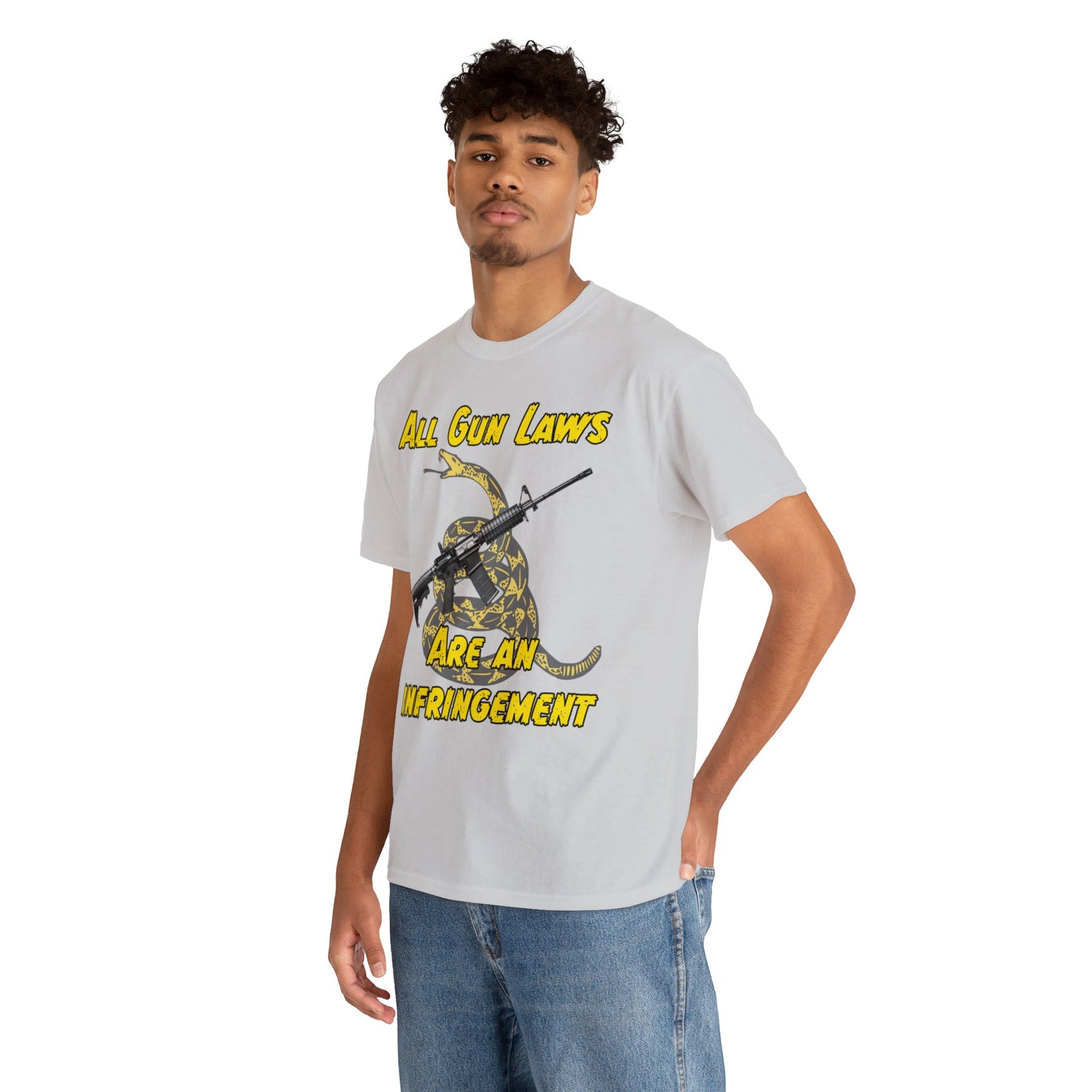 All Gun Laws Are Infringements AR15 Gadsden T-Shirt