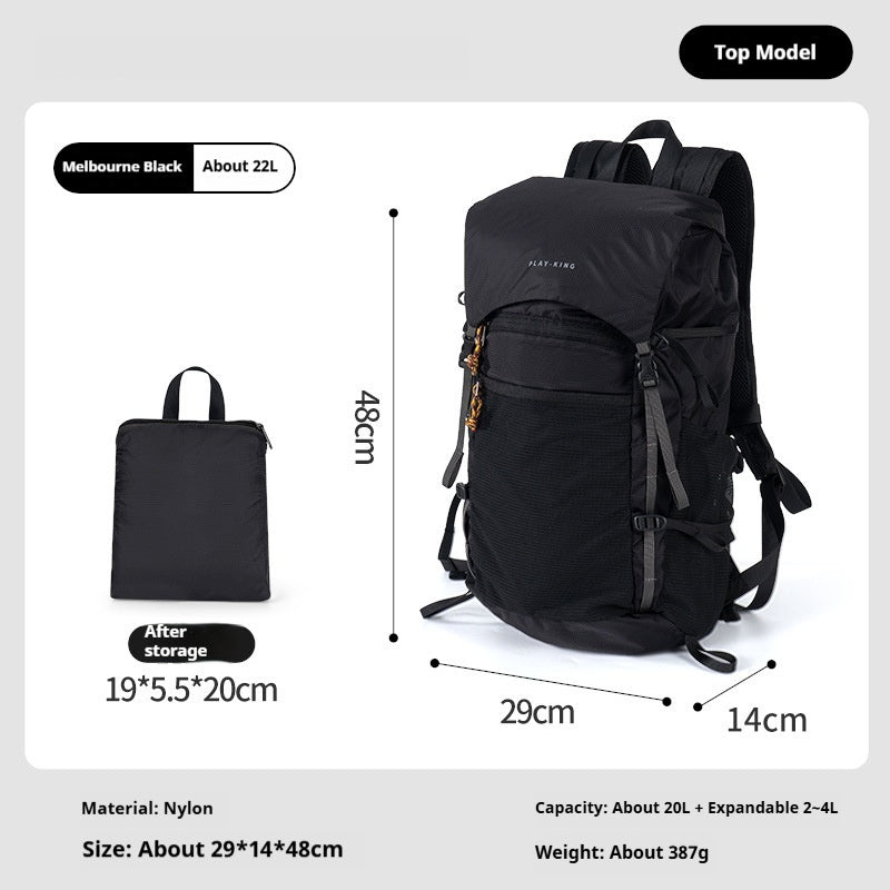 Outdoor Professional Waterproof Mountaineering Backpack Flip Hiking Backpack
