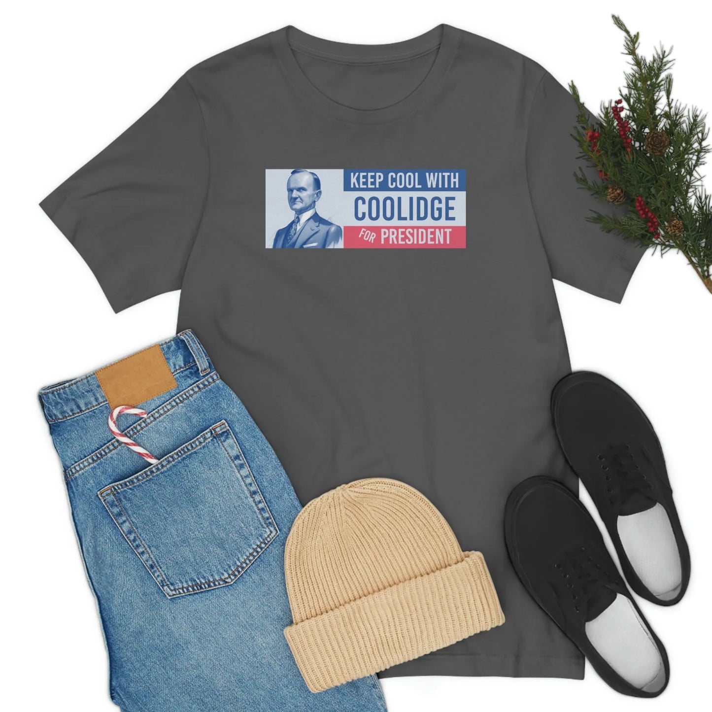 Keep Cool With Coolidge For President Calvin Coolidge T-Shirt