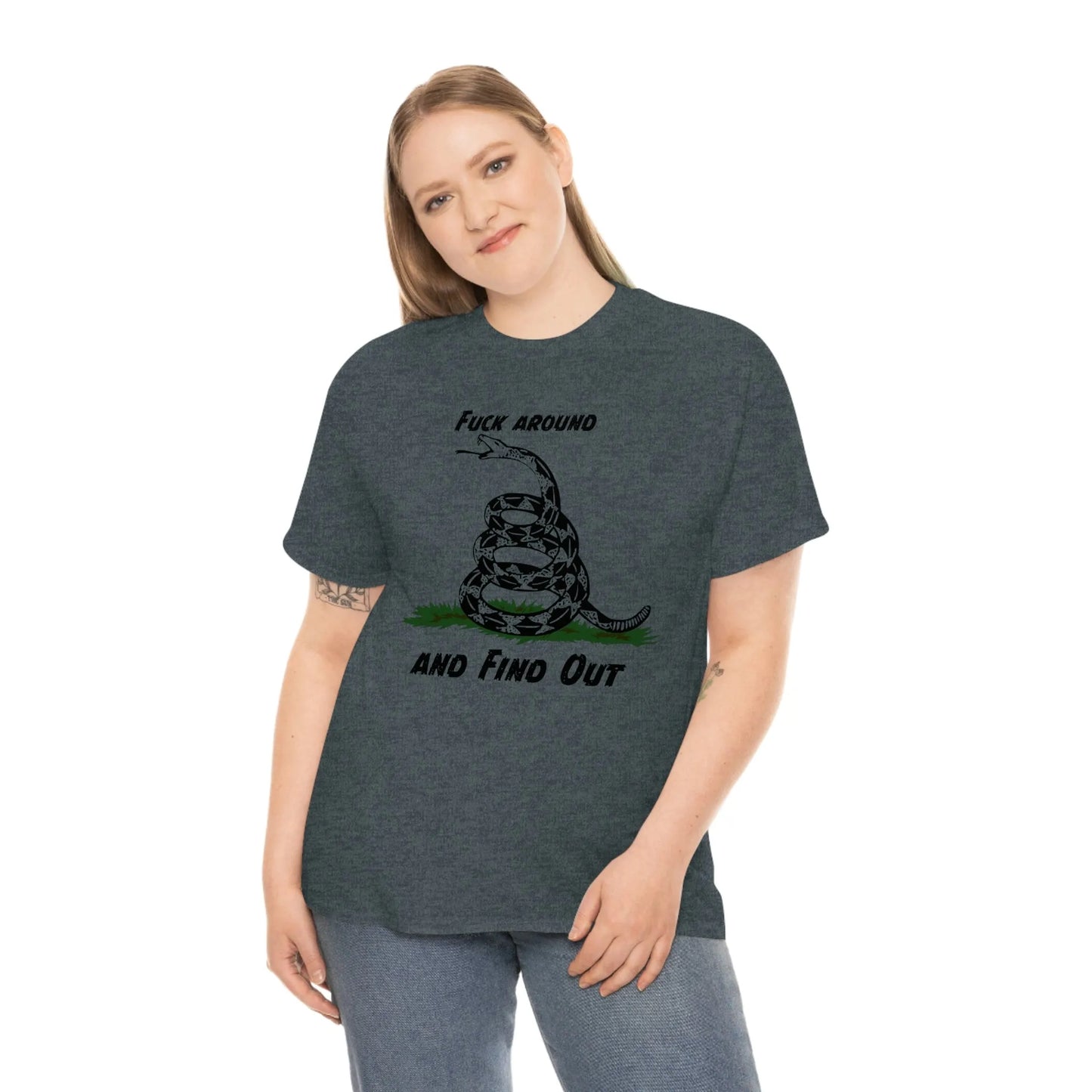 Walton & Johnson: FAFO Gadsden T-Shirt - 4LibertyShop.com