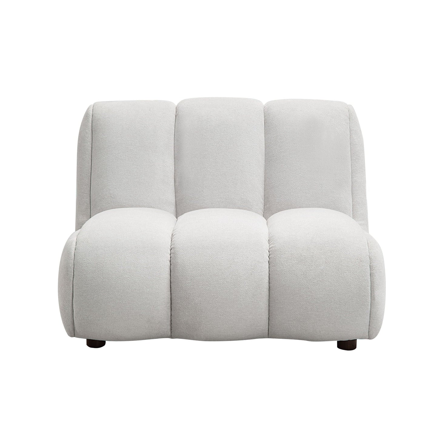 Manilla Sectional Sofa With Chair - Ivory White