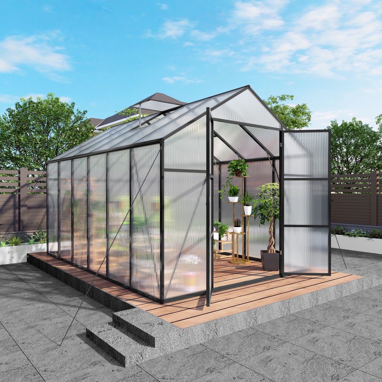 Gain Height Windproof All Season Outdoor Garden Shelter