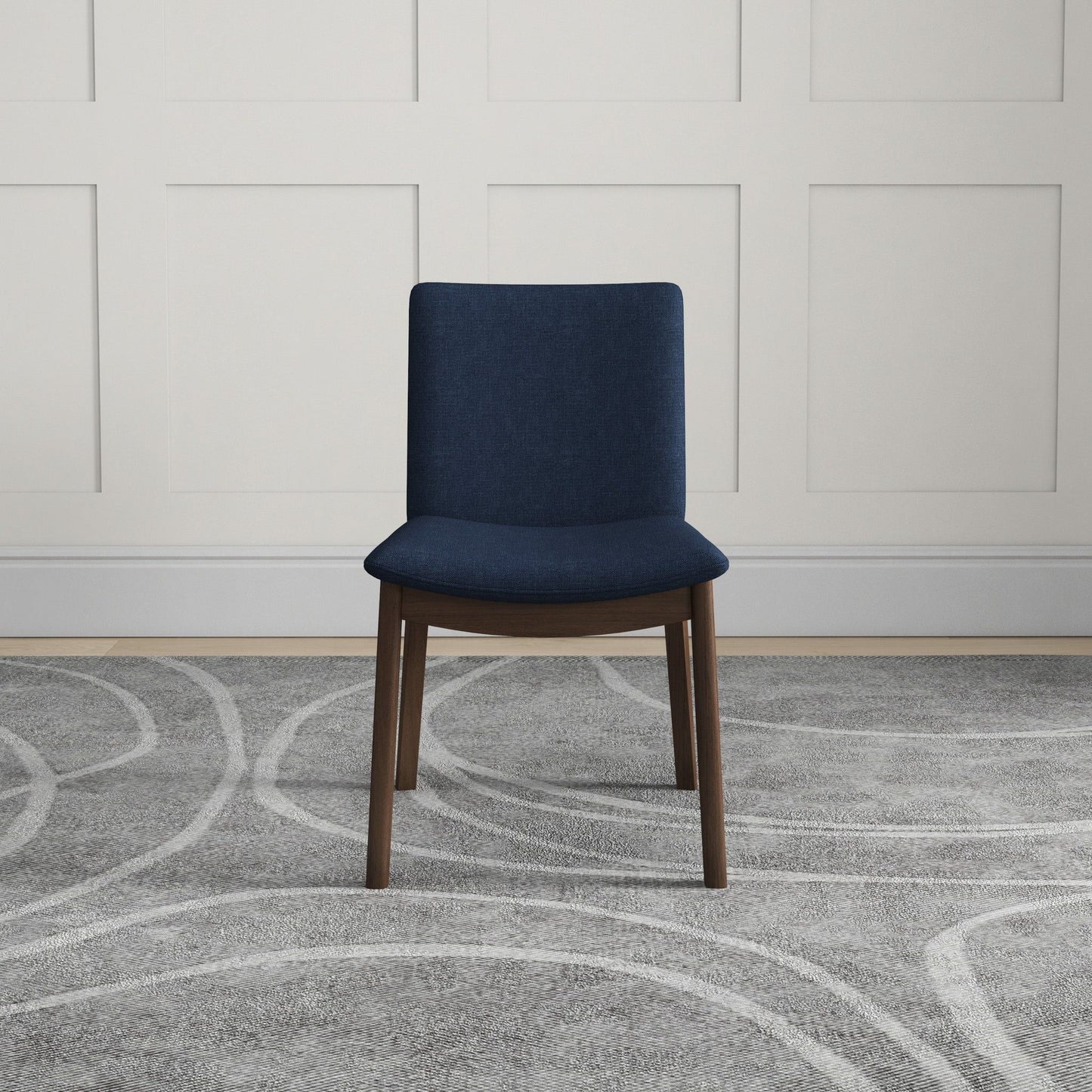 Laura - Mid-Century Modern Solid Wood Dining Chair (Set of 2)