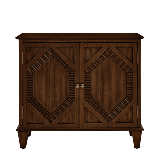 33.6' Retro Wooden Sideboard Buffet Cabinet with Storage