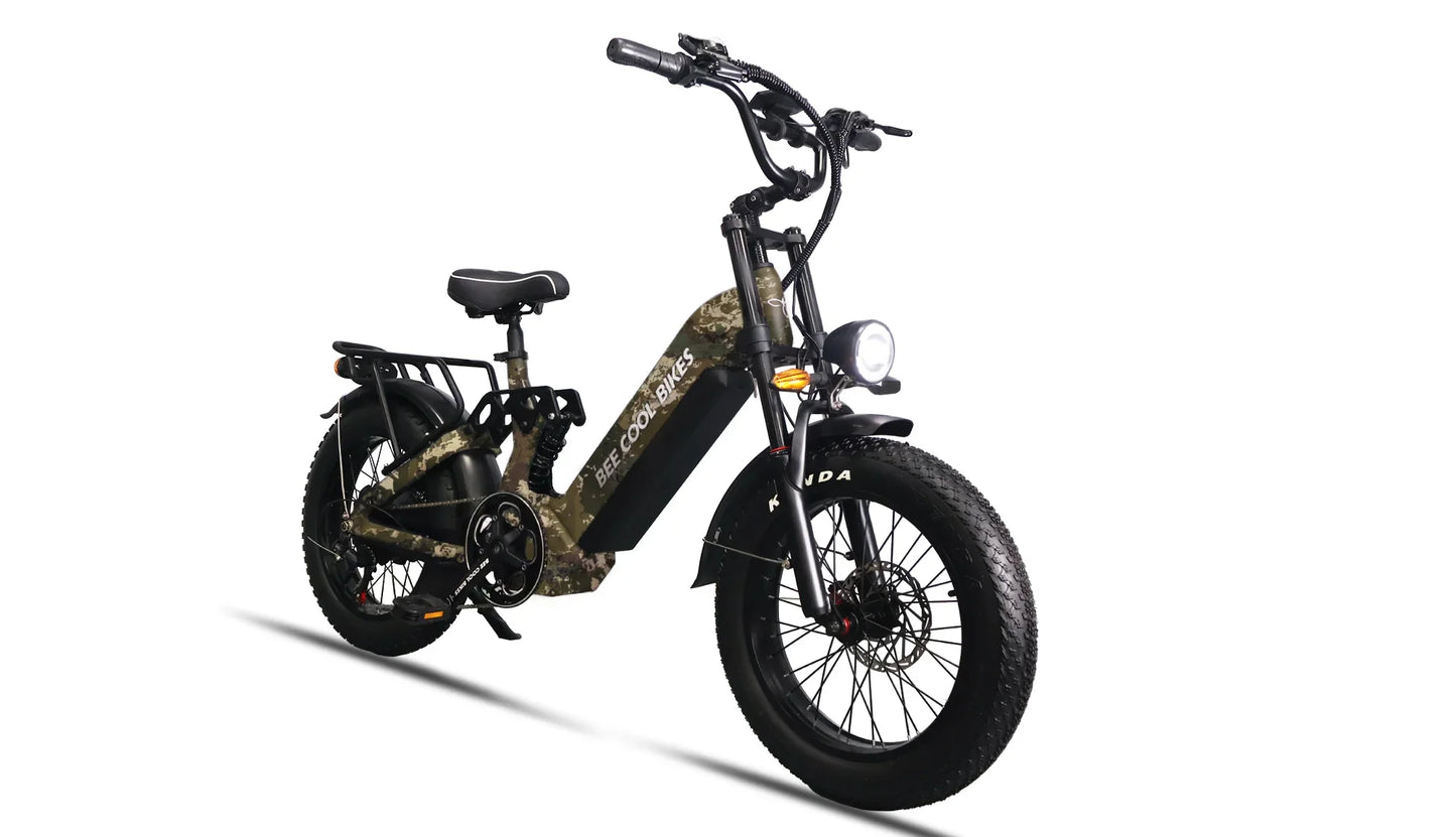 Bee Cool Jupiter X1 72V Full Suspension Mountain Ebike