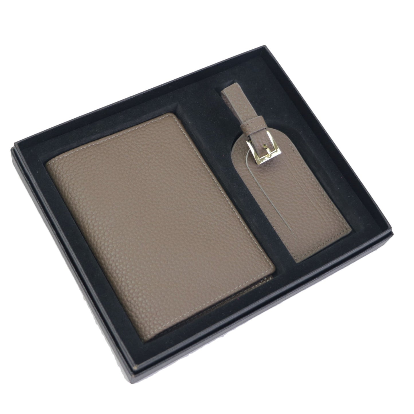 First Layer Cowhide Simple And Portable Vaccine Certificate Passport Holder
