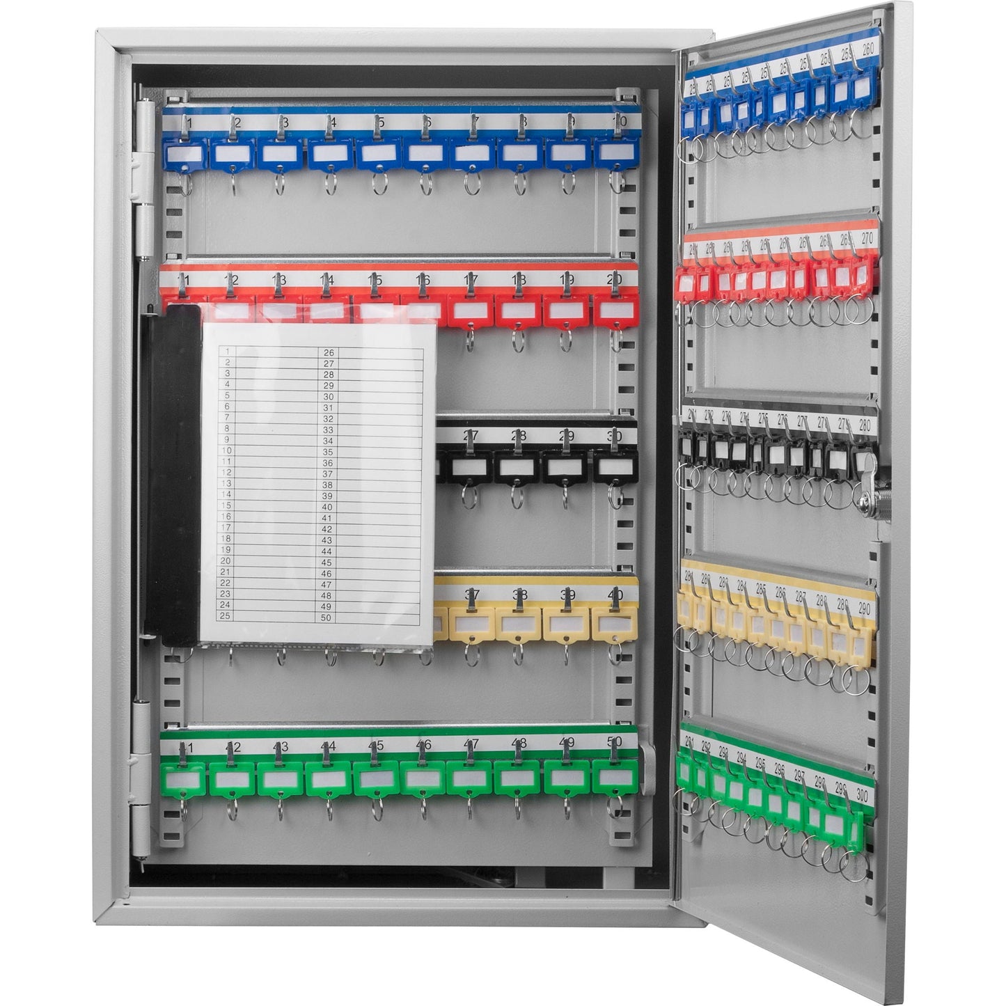 Adjustable Key Cabinet With Lock