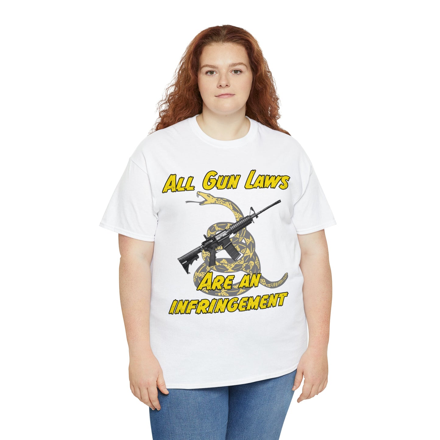 All Gun Laws Are Infringements AR15 Gadsden T-Shirt
