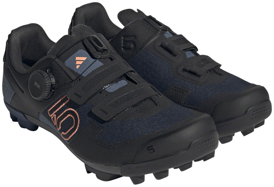 Five Ten Kestrel BOA Mountain Clipless Shoes - Women's Legend Ink/Core BLK/Coral Fusion 7