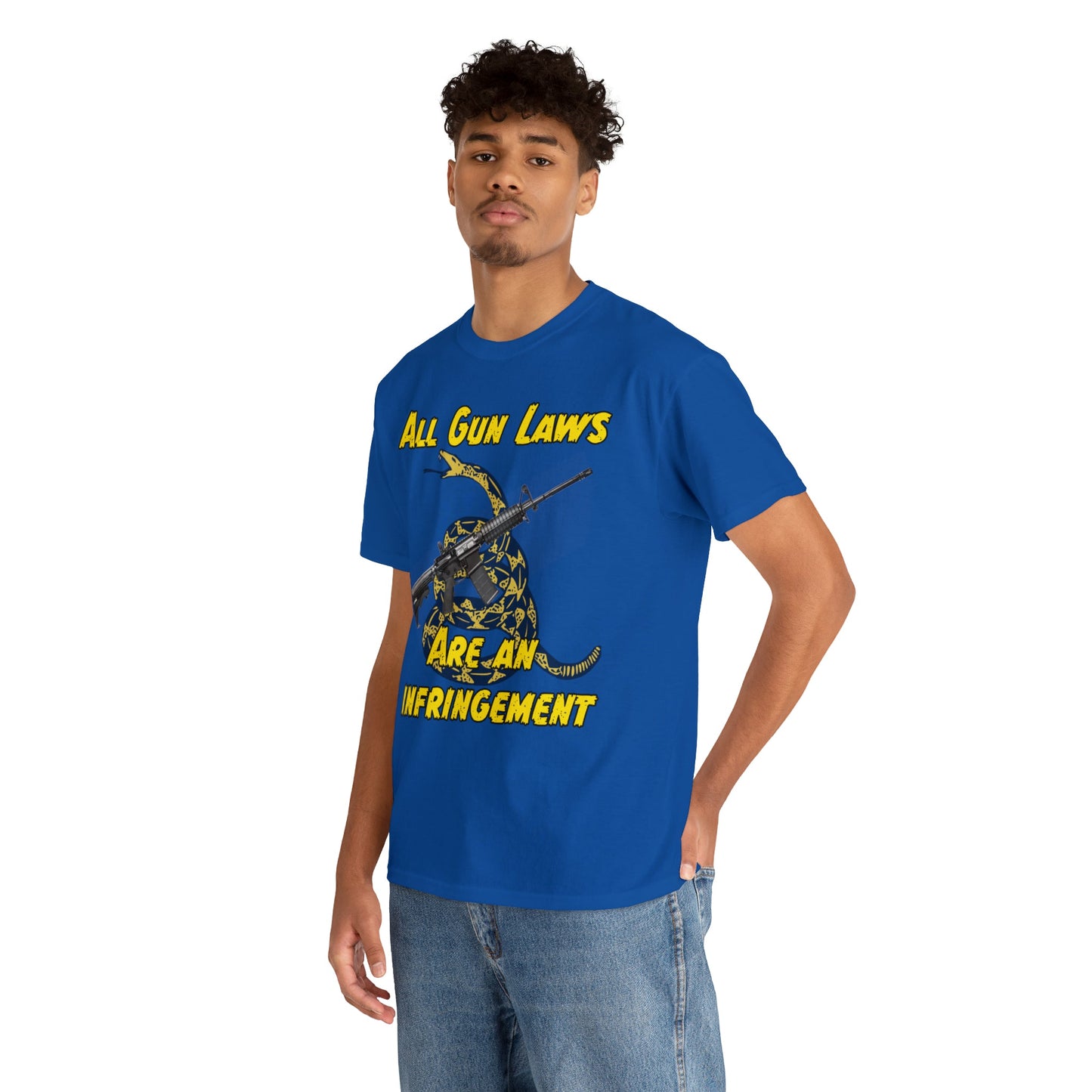 All Gun Laws Are Infringements AR15 Gadsden T-Shirt