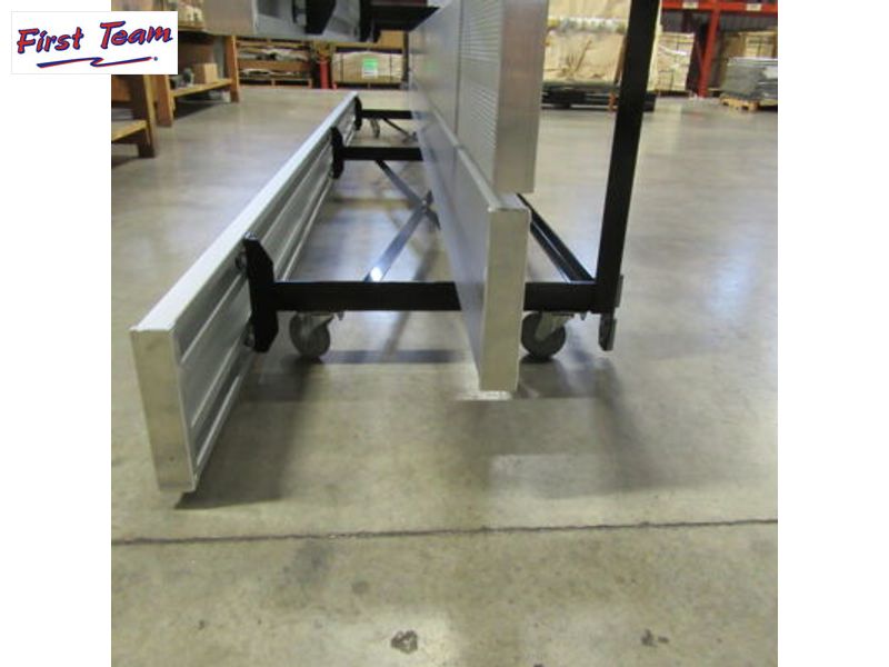 Fanstand™ Indoor Single Footplank Tip-N-Roll Bleachers  by First Team