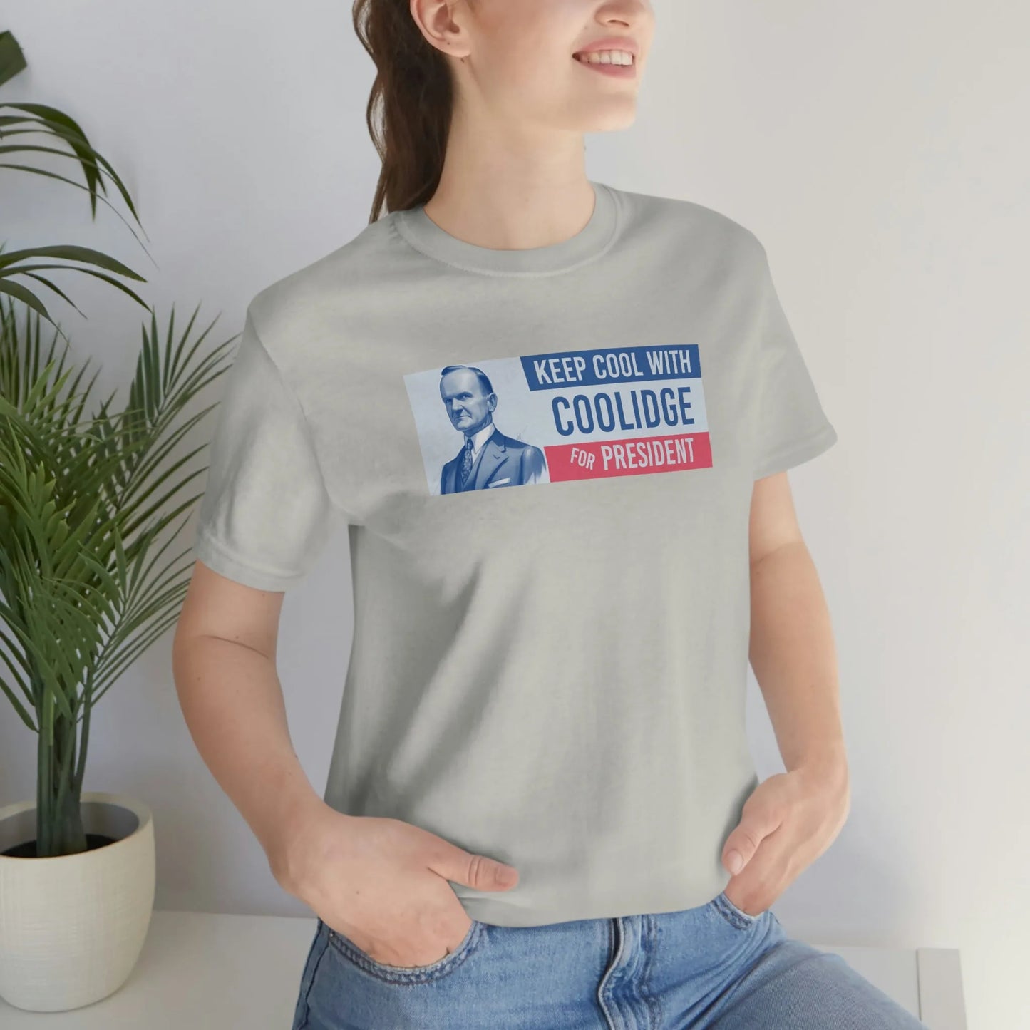Keep Cool With Coolidge For President Calvin Coolidge T-Shirt