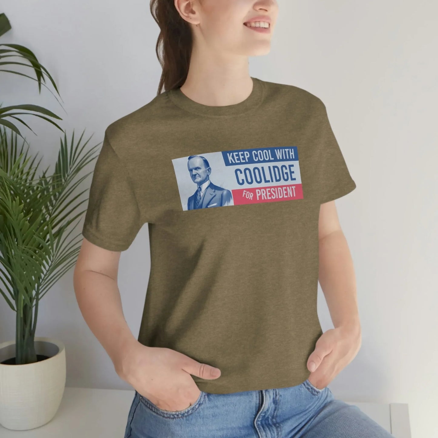 Keep Cool With Coolidge For President Calvin Coolidge T-Shirt