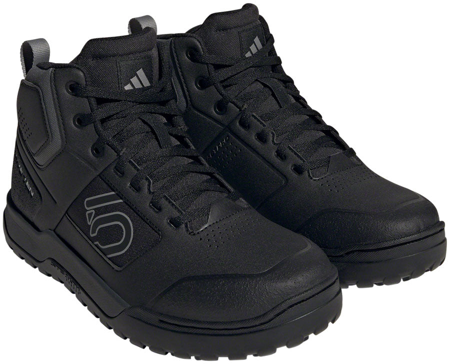 Five Ten Impact Pro Mid Flat Shoes - Men's Core Black/Gray Three/Gray Six 12