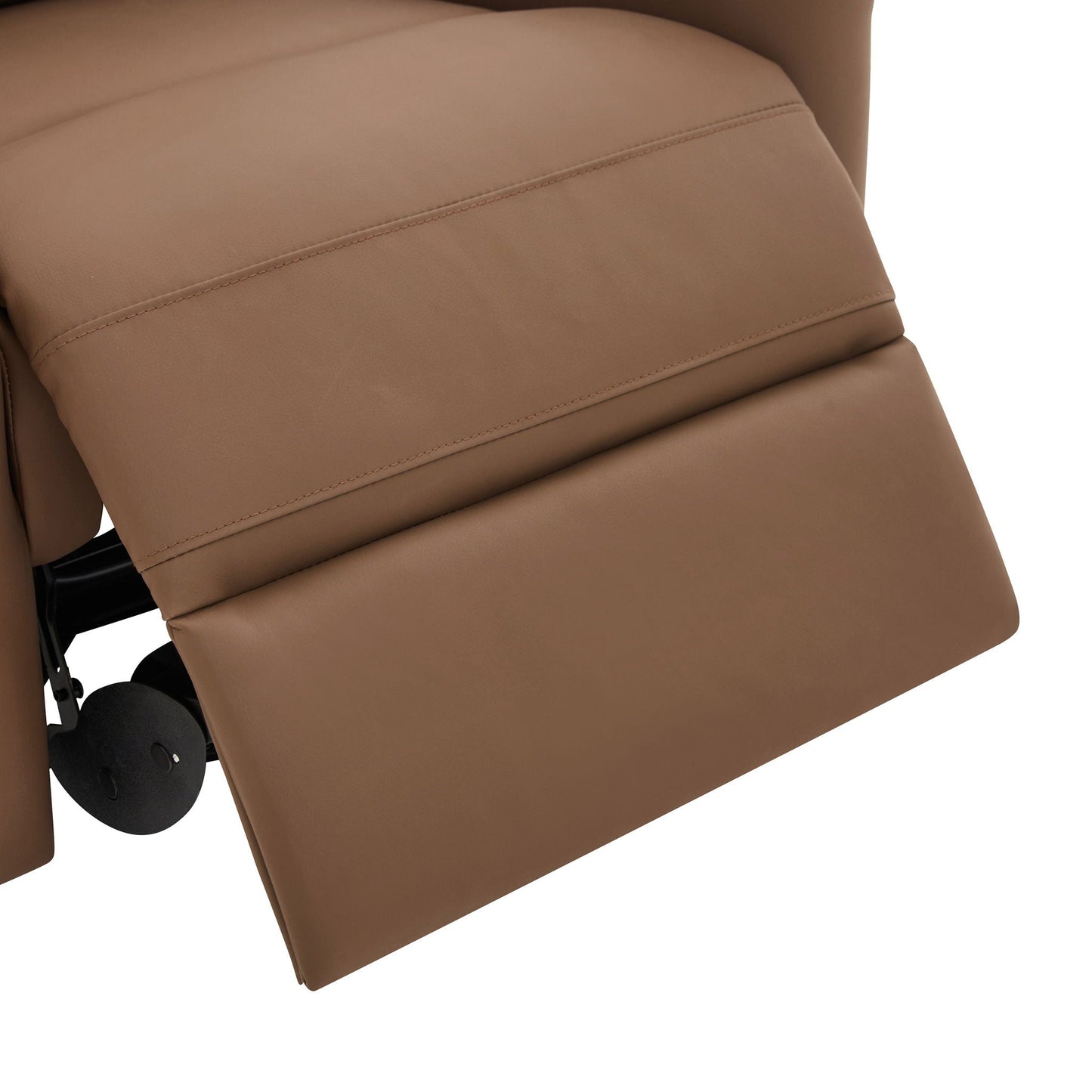 Manual Recliner Swivel Rocking Chair With 8-Point Massage and Heating